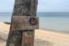 Aufkleber irgendwo in Thailand